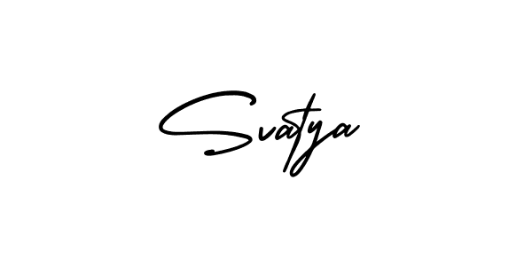 Best and Professional Signature Style for Svatya. AmerikaSignatureDemo-Regular Best Signature Style Collection. Svatya signature style 3 images and pictures png