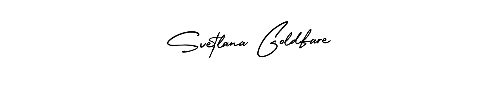 How to make Svetlana Goldfare signature? AmerikaSignatureDemo-Regular is a professional autograph style. Create handwritten signature for Svetlana Goldfare name. Svetlana Goldfare signature style 3 images and pictures png