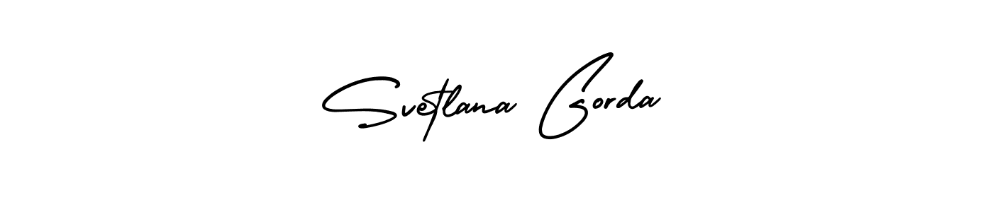 Check out images of Autograph of Svetlana Gorda name. Actor Svetlana Gorda Signature Style. AmerikaSignatureDemo-Regular is a professional sign style online. Svetlana Gorda signature style 3 images and pictures png