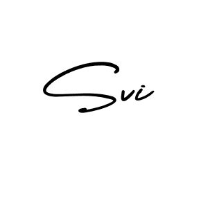 Svi stylish signature style. Best Handwritten Sign (AmerikaSignatureDemo-Regular) for my name. Handwritten Signature Collection Ideas for my name Svi. Svi signature style 3 images and pictures png