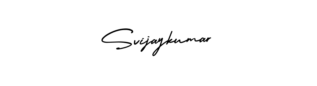 Use a signature maker to create a handwritten signature online. With this signature software, you can design (AmerikaSignatureDemo-Regular) your own signature for name Svijaykumar. Svijaykumar signature style 3 images and pictures png