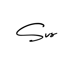 Svs stylish signature style. Best Handwritten Sign (AmerikaSignatureDemo-Regular) for my name. Handwritten Signature Collection Ideas for my name Svs. Svs signature style 3 images and pictures png