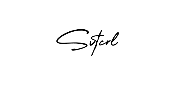 You should practise on your own different ways (AmerikaSignatureDemo-Regular) to write your name (Svtcrl) in signature. don't let someone else do it for you. Svtcrl signature style 3 images and pictures png