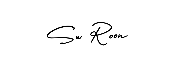 It looks lik you need a new signature style for name Sw Roon. Design unique handwritten (AmerikaSignatureDemo-Regular) signature with our free signature maker in just a few clicks. Sw Roon signature style 3 images and pictures png