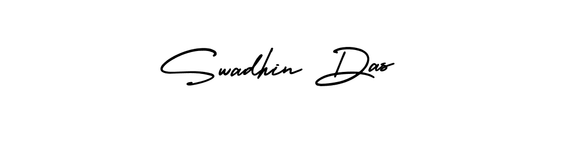 if you are searching for the best signature style for your name Swadhin Das. so please give up your signature search. here we have designed multiple signature styles  using AmerikaSignatureDemo-Regular. Swadhin Das signature style 3 images and pictures png