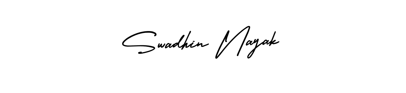 Also we have Swadhin Nayak name is the best signature style. Create professional handwritten signature collection using AmerikaSignatureDemo-Regular autograph style. Swadhin Nayak signature style 3 images and pictures png