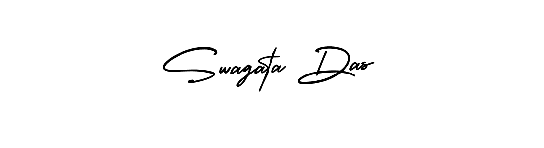 Swagata Das stylish signature style. Best Handwritten Sign (AmerikaSignatureDemo-Regular) for my name. Handwritten Signature Collection Ideas for my name Swagata Das. Swagata Das signature style 3 images and pictures png