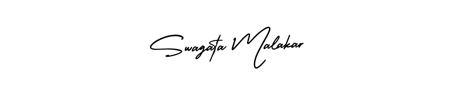 Also we have Swagata Malakar name is the best signature style. Create professional handwritten signature collection using AmerikaSignatureDemo-Regular autograph style. Swagata Malakar signature style 3 images and pictures png