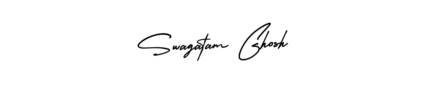 Create a beautiful signature design for name Swagatam Ghosh. With this signature (AmerikaSignatureDemo-Regular) fonts, you can make a handwritten signature for free. Swagatam Ghosh signature style 3 images and pictures png