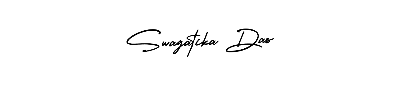Use a signature maker to create a handwritten signature online. With this signature software, you can design (AmerikaSignatureDemo-Regular) your own signature for name Swagatika Das. Swagatika Das signature style 3 images and pictures png