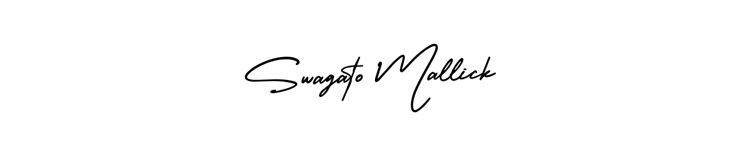 Use a signature maker to create a handwritten signature online. With this signature software, you can design (AmerikaSignatureDemo-Regular) your own signature for name Swagato Mallick. Swagato Mallick signature style 3 images and pictures png