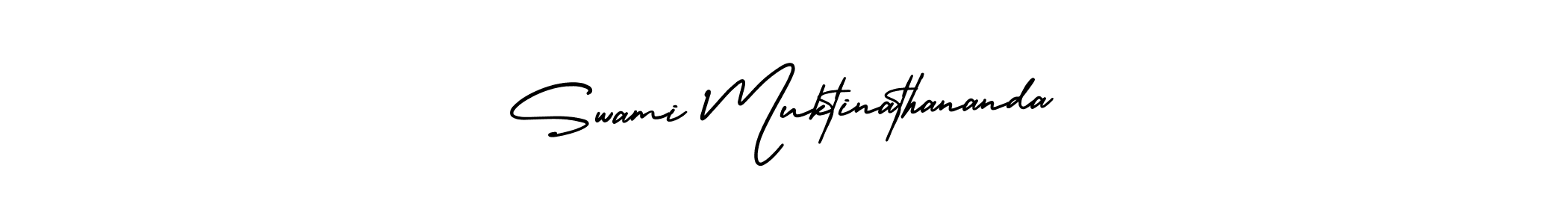 This is the best signature style for the Swami Muktinathananda name. Also you like these signature font (AmerikaSignatureDemo-Regular). Mix name signature. Swami Muktinathananda signature style 3 images and pictures png