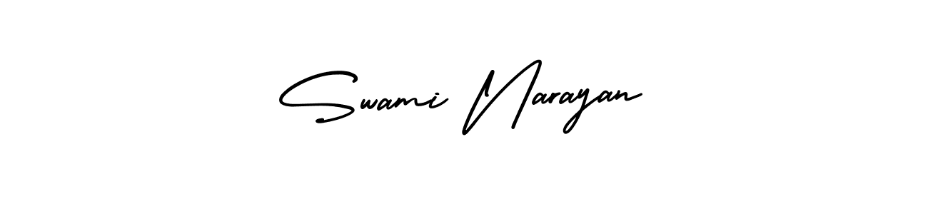 How to make Swami Narayan signature? AmerikaSignatureDemo-Regular is a professional autograph style. Create handwritten signature for Swami Narayan name. Swami Narayan signature style 3 images and pictures png