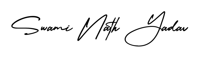 Also we have Swami Nath Yadav name is the best signature style. Create professional handwritten signature collection using AmerikaSignatureDemo-Regular autograph style. Swami Nath Yadav signature style 3 images and pictures png