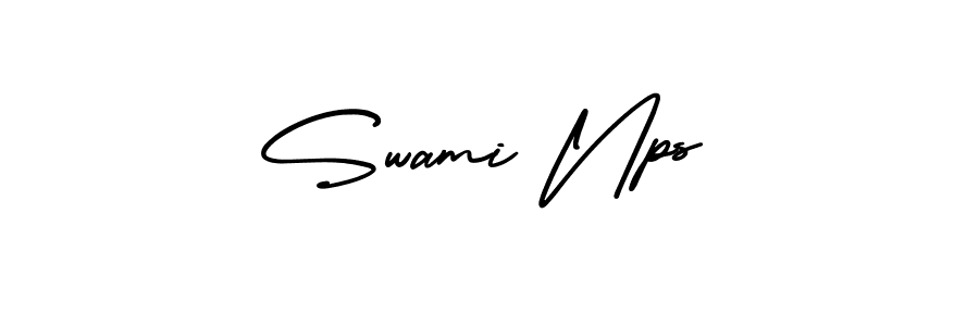 Also we have Swami Nps name is the best signature style. Create professional handwritten signature collection using AmerikaSignatureDemo-Regular autograph style. Swami Nps signature style 3 images and pictures png