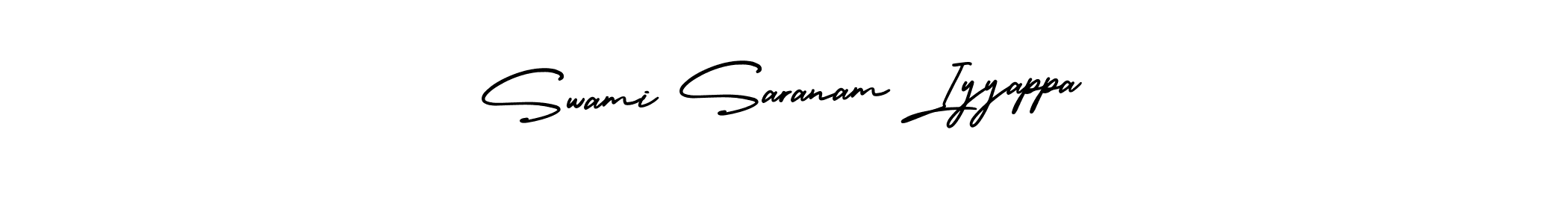 Swami Saranam Iyyappa stylish signature style. Best Handwritten Sign (AmerikaSignatureDemo-Regular) for my name. Handwritten Signature Collection Ideas for my name Swami Saranam Iyyappa. Swami Saranam Iyyappa signature style 3 images and pictures png