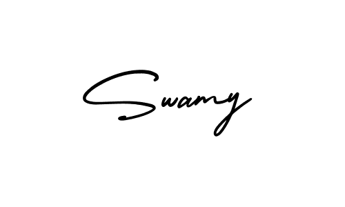 You should practise on your own different ways (AmerikaSignatureDemo-Regular) to write your name (Swamy) in signature. don't let someone else do it for you. Swamy signature style 3 images and pictures png