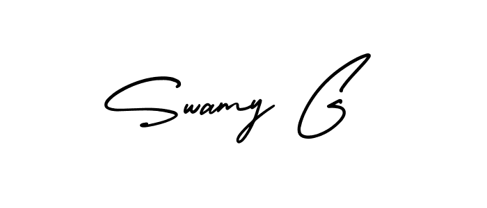 AmerikaSignatureDemo-Regular is a professional signature style that is perfect for those who want to add a touch of class to their signature. It is also a great choice for those who want to make their signature more unique. Get Swamy G name to fancy signature for free. Swamy G signature style 3 images and pictures png