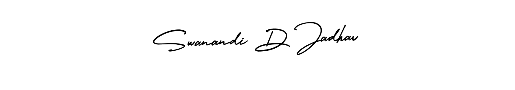 Also we have Swanandi D Jadhav name is the best signature style. Create professional handwritten signature collection using AmerikaSignatureDemo-Regular autograph style. Swanandi D Jadhav signature style 3 images and pictures png