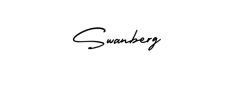 How to Draw Swanberg signature style? AmerikaSignatureDemo-Regular is a latest design signature styles for name Swanberg. Swanberg signature style 3 images and pictures png