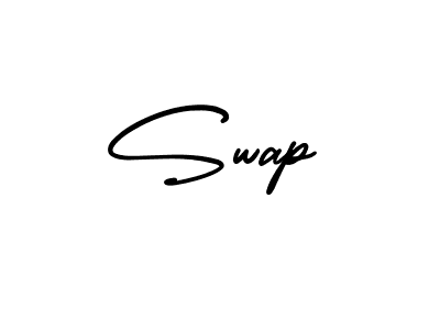 You should practise on your own different ways (AmerikaSignatureDemo-Regular) to write your name (Swap) in signature. don't let someone else do it for you. Swap signature style 3 images and pictures png