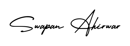 See photos of Swapan Ahirwar official signature. Check more albums & portfolios. Read reviews & check more about AmerikaSignatureDemo-Regular font. Swapan Ahirwar signature style 3 images and pictures png