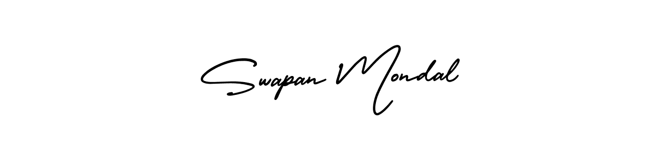 AmerikaSignatureDemo-Regular is a professional signature style that is perfect for those who want to add a touch of class to their signature. It is also a great choice for those who want to make their signature more unique. Get Swapan Mondal name to fancy signature for free. Swapan Mondal signature style 3 images and pictures png
