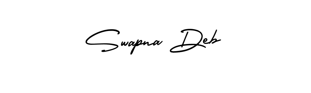 How to Draw Swapna Deb signature style? AmerikaSignatureDemo-Regular is a latest design signature styles for name Swapna Deb. Swapna Deb signature style 3 images and pictures png