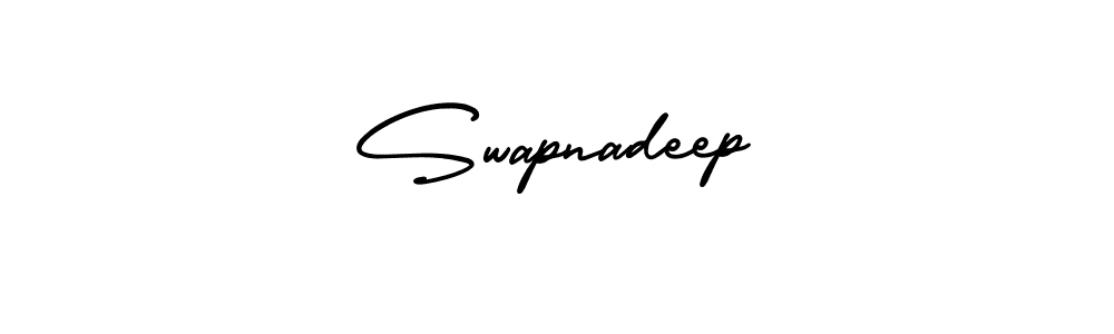 Make a beautiful signature design for name Swapnadeep. With this signature (AmerikaSignatureDemo-Regular) style, you can create a handwritten signature for free. Swapnadeep signature style 3 images and pictures png