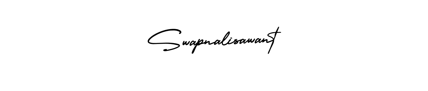 Swapnalisawant stylish signature style. Best Handwritten Sign (AmerikaSignatureDemo-Regular) for my name. Handwritten Signature Collection Ideas for my name Swapnalisawant. Swapnalisawant signature style 3 images and pictures png