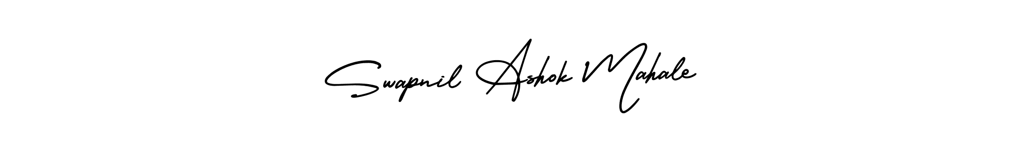 Make a short Swapnil Ashok Mahale signature style. Manage your documents anywhere anytime using AmerikaSignatureDemo-Regular. Create and add eSignatures, submit forms, share and send files easily. Swapnil Ashok Mahale signature style 3 images and pictures png