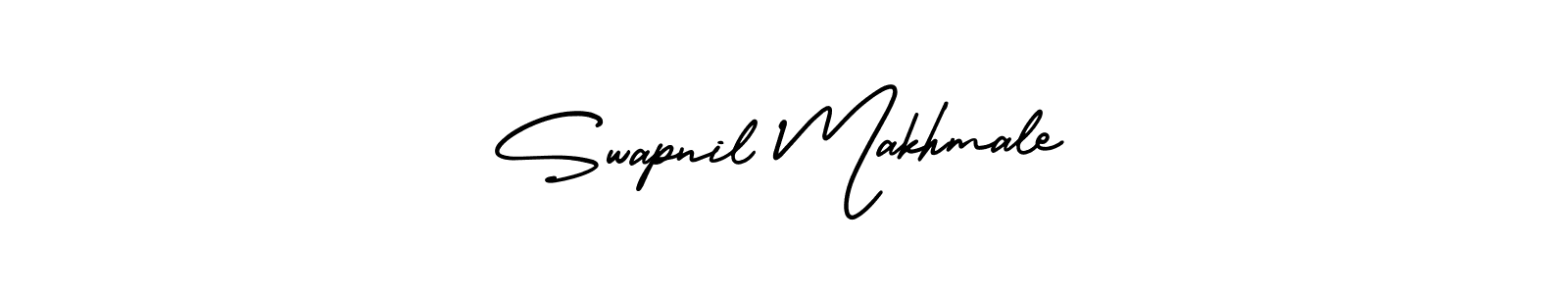 Similarly AmerikaSignatureDemo-Regular is the best handwritten signature design. Signature creator online .You can use it as an online autograph creator for name Swapnil Makhmale. Swapnil Makhmale signature style 3 images and pictures png
