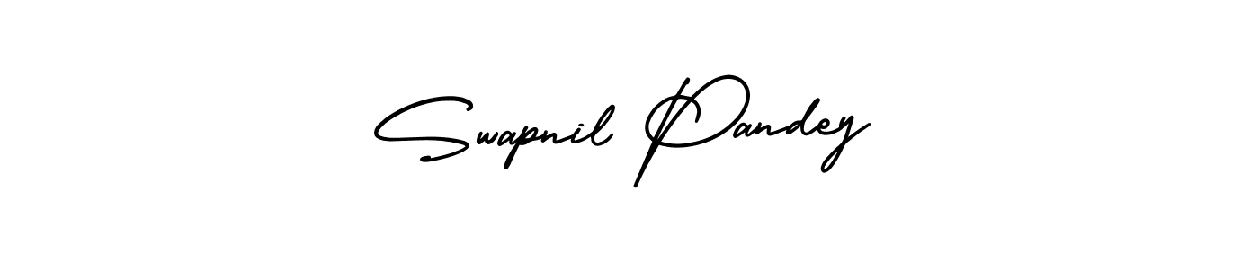 Create a beautiful signature design for name Swapnil Pandey. With this signature (AmerikaSignatureDemo-Regular) fonts, you can make a handwritten signature for free. Swapnil Pandey signature style 3 images and pictures png