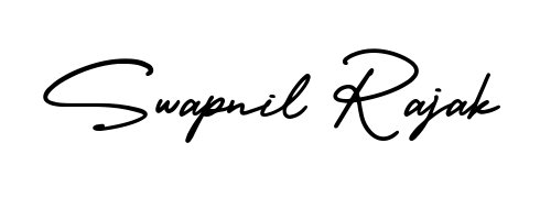 The AmerikaSignatureDemo-Regular typeface gives name Swapnil Rajak a refined look. Suitable for certificates, diplomas, and official verification. Swapnil Rajak signature style 3 images and pictures png