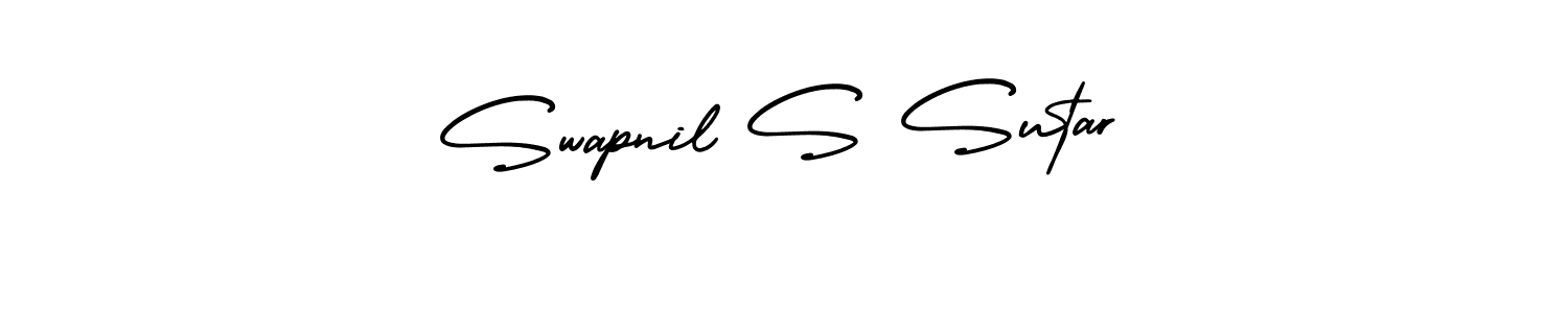 Make a short Swapnil S Sutar signature style. Manage your documents anywhere anytime using AmerikaSignatureDemo-Regular. Create and add eSignatures, submit forms, share and send files easily. Swapnil S Sutar signature style 3 images and pictures png