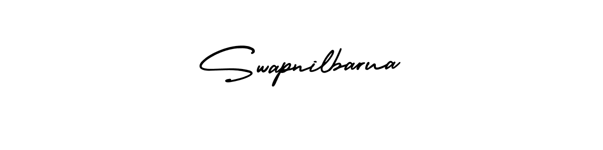 This is the best signature style for the Swapnilbarua name. Also you like these signature font (AmerikaSignatureDemo-Regular). Mix name signature. Swapnilbarua signature style 3 images and pictures png