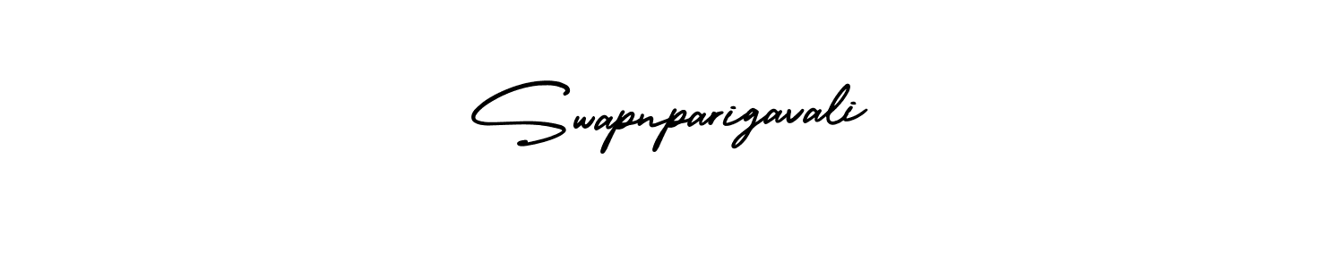 It looks lik you need a new signature style for name Swapnparigavali. Design unique handwritten (AmerikaSignatureDemo-Regular) signature with our free signature maker in just a few clicks. Swapnparigavali signature style 3 images and pictures png