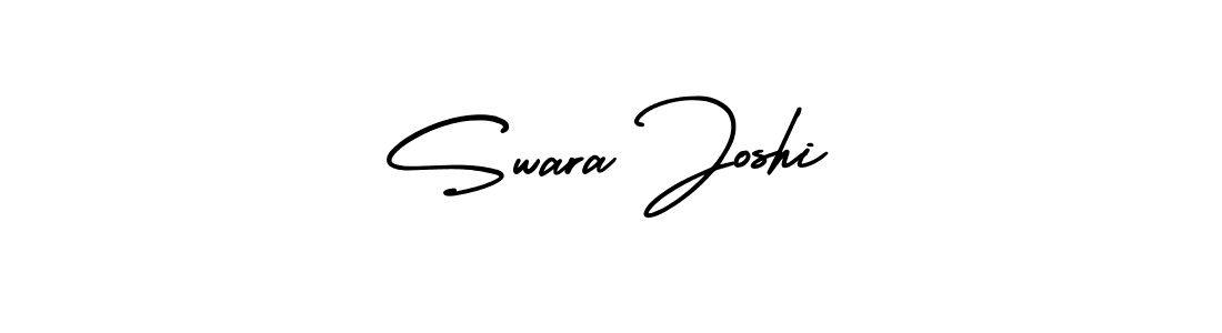 It looks lik you need a new signature style for name Swara Joshi. Design unique handwritten (AmerikaSignatureDemo-Regular) signature with our free signature maker in just a few clicks. Swara Joshi signature style 3 images and pictures png