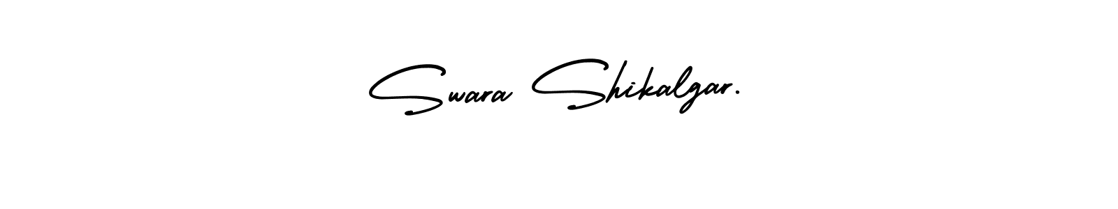 Create a beautiful signature design for name Swara Shikalgar.. With this signature (AmerikaSignatureDemo-Regular) fonts, you can make a handwritten signature for free. Swara Shikalgar. signature style 3 images and pictures png