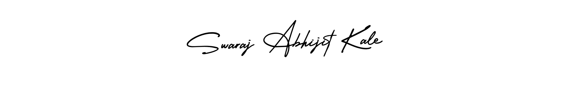 You should practise on your own different ways (AmerikaSignatureDemo-Regular) to write your name (Swaraj Abhijit Kale) in signature. don't let someone else do it for you. Swaraj Abhijit Kale signature style 3 images and pictures png