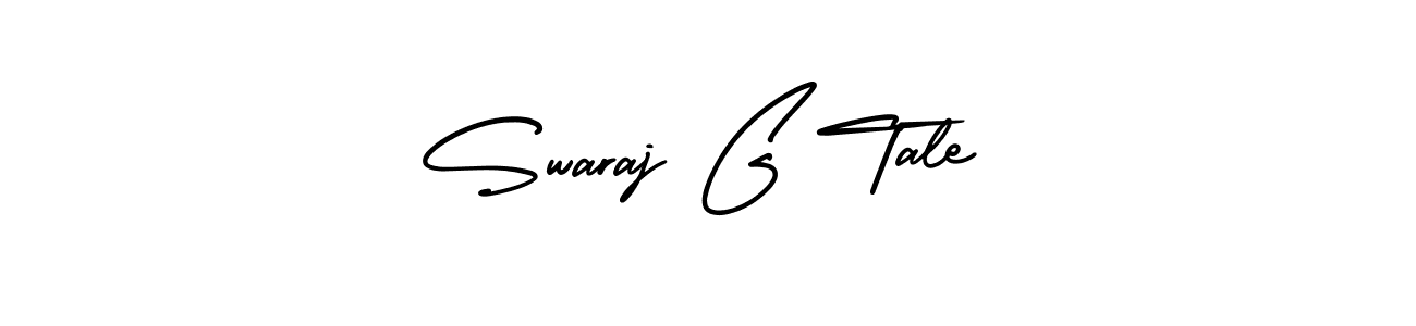 Make a beautiful signature design for name Swaraj G Tale. With this signature (AmerikaSignatureDemo-Regular) style, you can create a handwritten signature for free. Swaraj G Tale signature style 3 images and pictures png