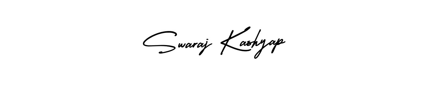 Also You can easily find your signature by using the search form. We will create Swaraj Kashyap name handwritten signature images for you free of cost using AmerikaSignatureDemo-Regular sign style. Swaraj Kashyap signature style 3 images and pictures png