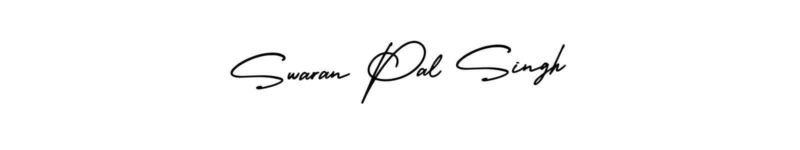 It looks lik you need a new signature style for name Swaran Pal Singh. Design unique handwritten (AmerikaSignatureDemo-Regular) signature with our free signature maker in just a few clicks. Swaran Pal Singh signature style 3 images and pictures png
