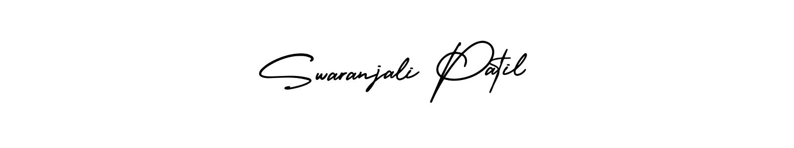 How to Draw Swaranjali Patil signature style? AmerikaSignatureDemo-Regular is a latest design signature styles for name Swaranjali Patil. Swaranjali Patil signature style 3 images and pictures png