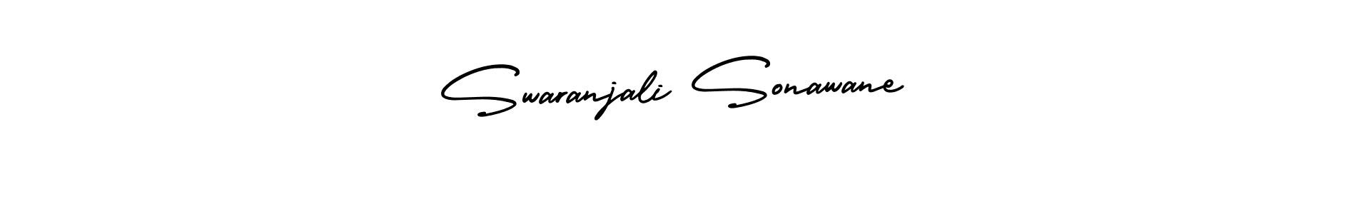 Make a short Swaranjali Sonawane signature style. Manage your documents anywhere anytime using AmerikaSignatureDemo-Regular. Create and add eSignatures, submit forms, share and send files easily. Swaranjali Sonawane signature style 3 images and pictures png