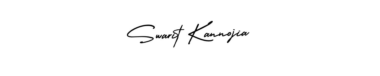 Also we have Swarit Kannojia name is the best signature style. Create professional handwritten signature collection using AmerikaSignatureDemo-Regular autograph style. Swarit Kannojia signature style 3 images and pictures png