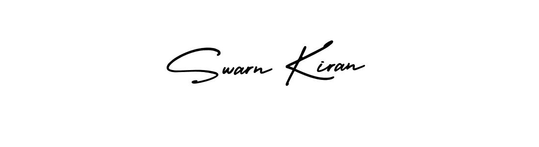 Make a beautiful signature design for name Swarn Kiran. With this signature (AmerikaSignatureDemo-Regular) style, you can create a handwritten signature for free. Swarn Kiran signature style 3 images and pictures png
