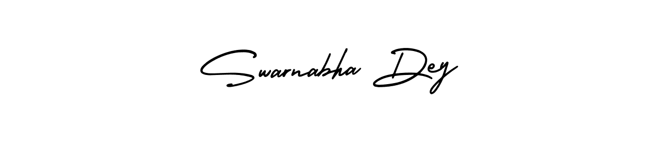How to make Swarnabha Dey signature? AmerikaSignatureDemo-Regular is a professional autograph style. Create handwritten signature for Swarnabha Dey name. Swarnabha Dey signature style 3 images and pictures png