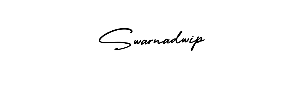 You can use this online signature creator to create a handwritten signature for the name Swarnadwip. This is the best online autograph maker. Swarnadwip signature style 3 images and pictures png