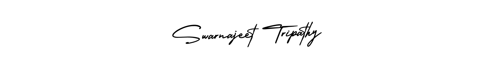 Swarnajeet Tripathy stylish signature style. Best Handwritten Sign (AmerikaSignatureDemo-Regular) for my name. Handwritten Signature Collection Ideas for my name Swarnajeet Tripathy. Swarnajeet Tripathy signature style 3 images and pictures png